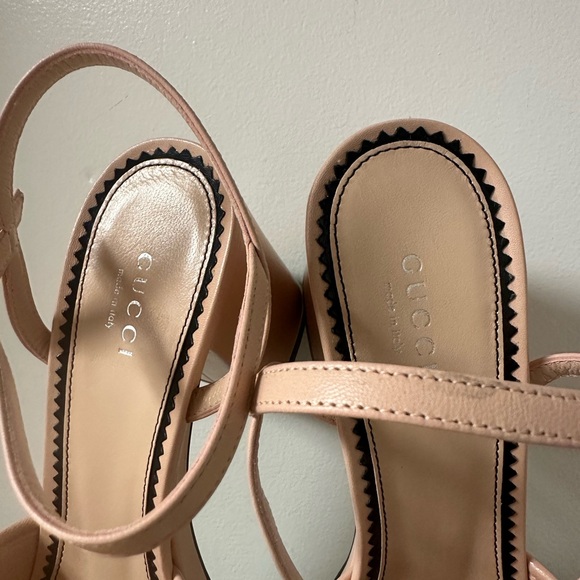 Gucci Interlocking G Heel Sandals Size 39 - Picture 6 of 9